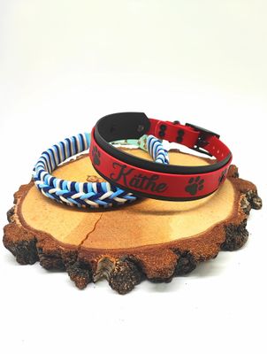 Halsbänder aus Hexa oder PVC Gurtband