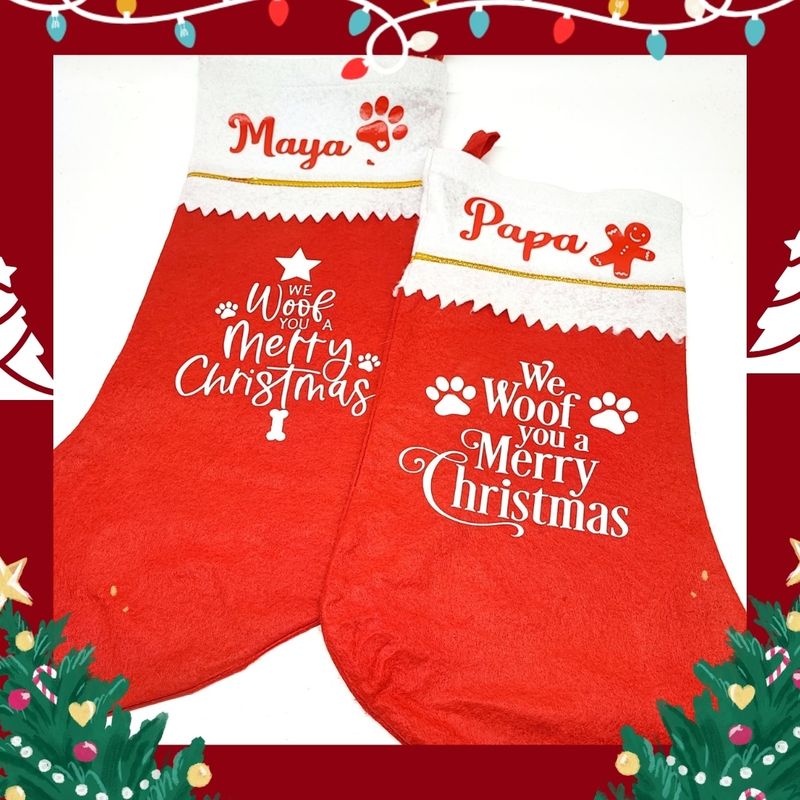 Weihnachtsstrumpf mit Name