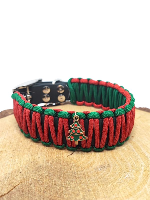 Weihnachtshalsband Glitzer