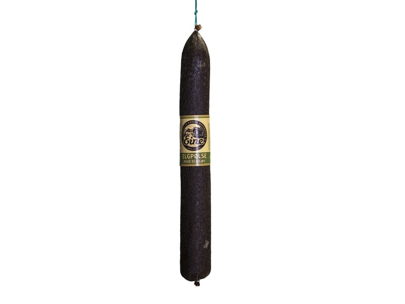 Eine Elgpølse med blåbær, 550g