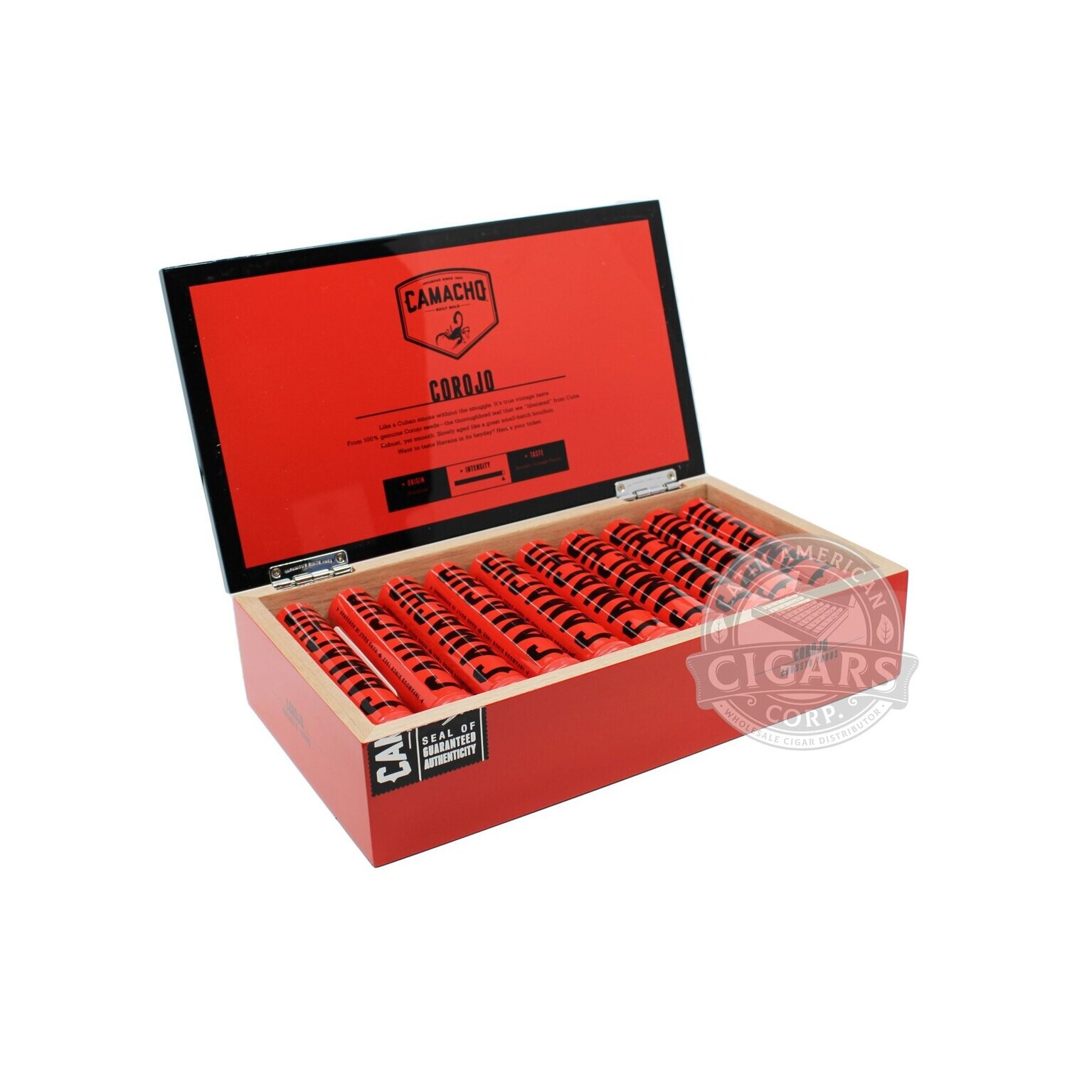 Camacho Corojo Robusto Tubes
