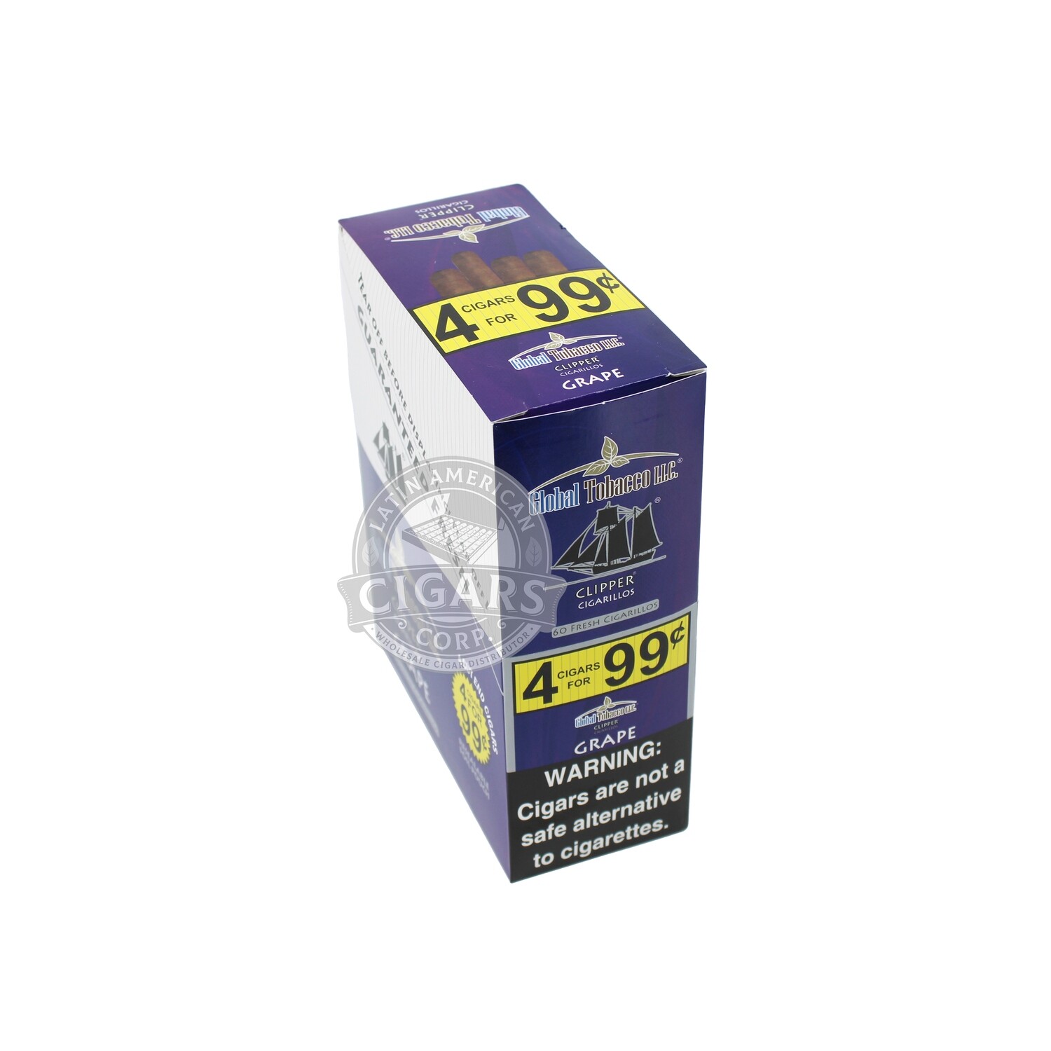 Clipper Grape Cigarillos Pre-Priced 4x99