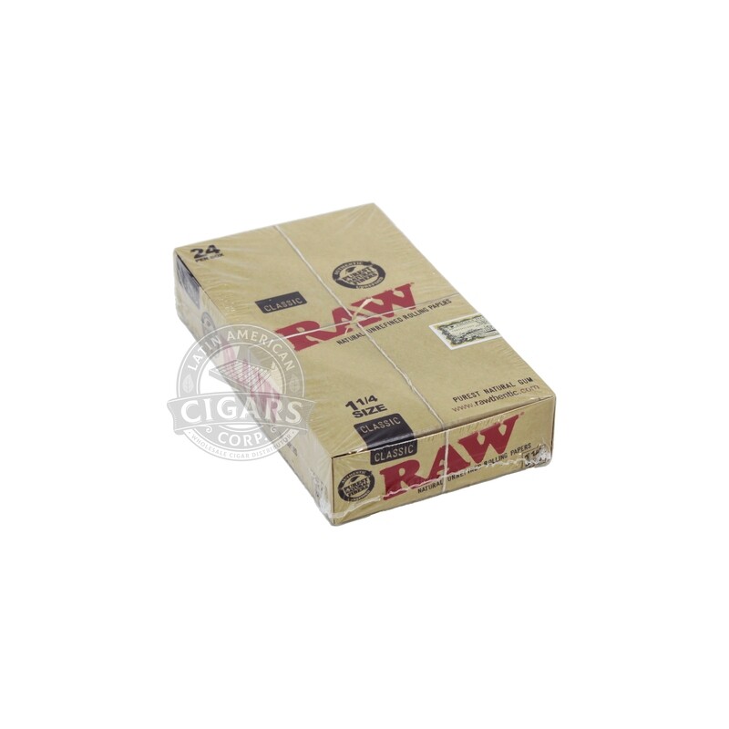 Raw Classic 1 1/4 Rolling Papers - 24ct