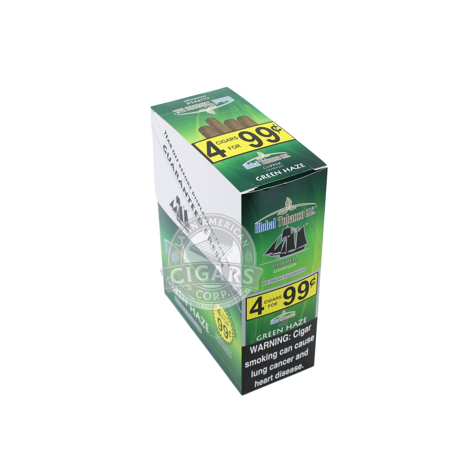 Clipper Green Haze Cigarillos Pre-Priced 4x99