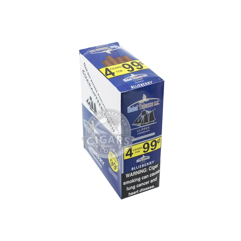Clipper Blueberry Cigarillos Pre-Priced 4x99
