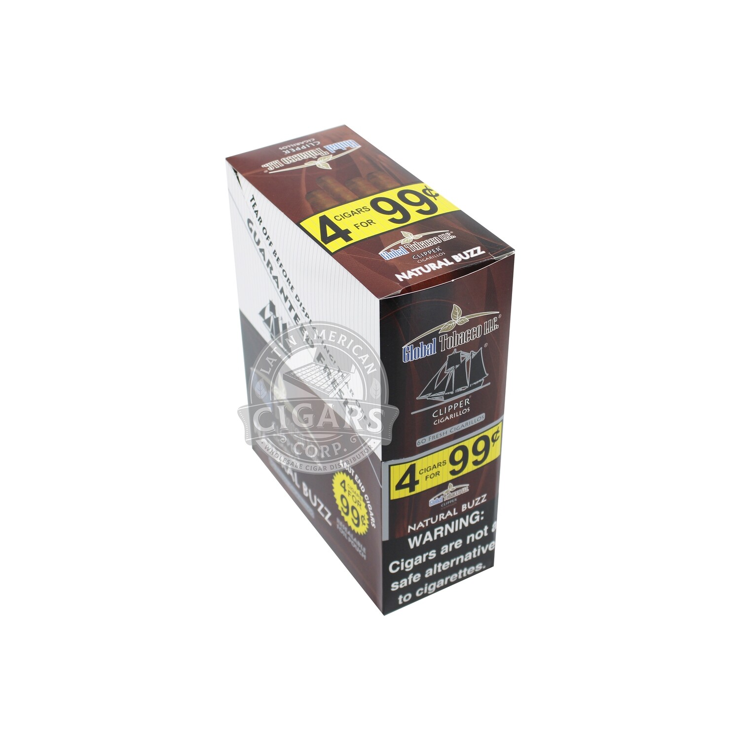 Clipper Natural Cigarillos Pre-Priced 4x99