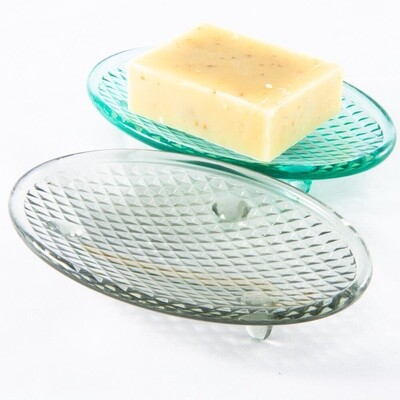 Oval Glass Soap Dish