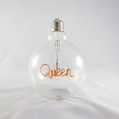 LED Filament Bulb - Queen - Pink - Screw Up