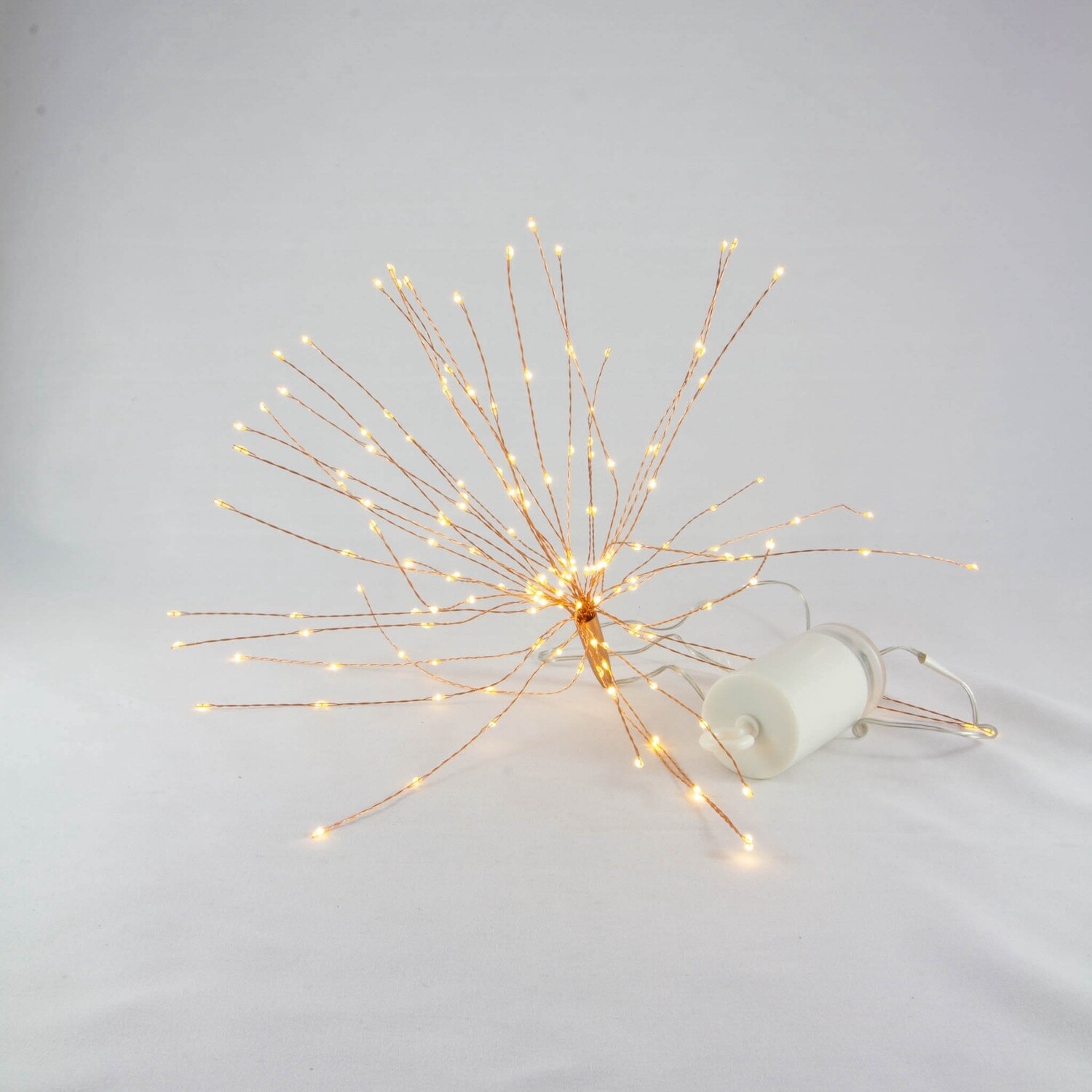 Hanging LED Starburst With Remote - Copper