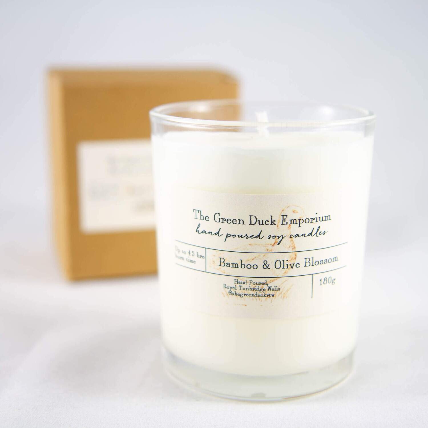 Bamboo and Olive Blossom Scented Candle