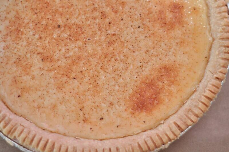 DEC Pie of the month - Sugar Cream Pie - 9 in