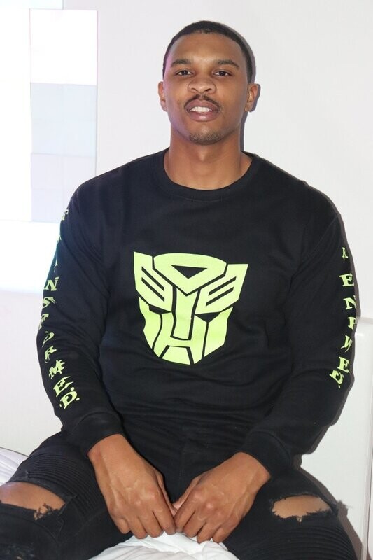 Transformed Crew neck Neon sweatshirt