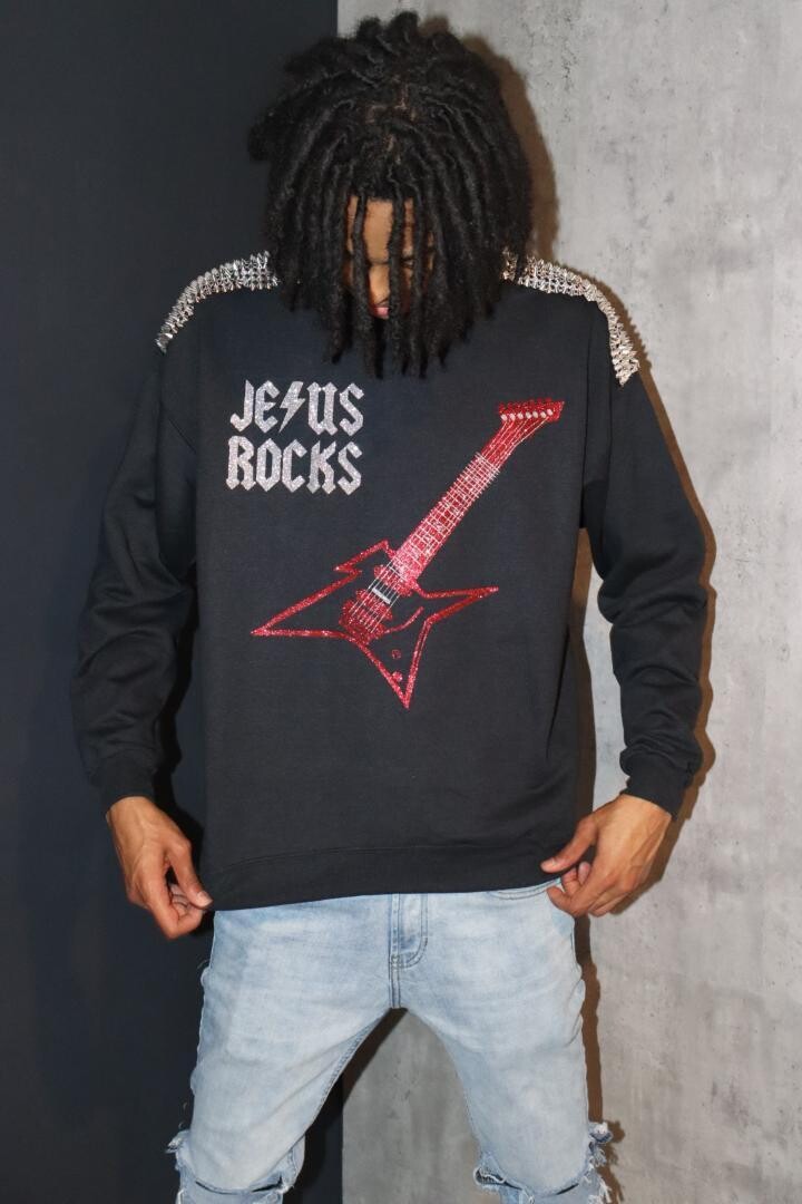 Jesus Rocks Spiked Shirt