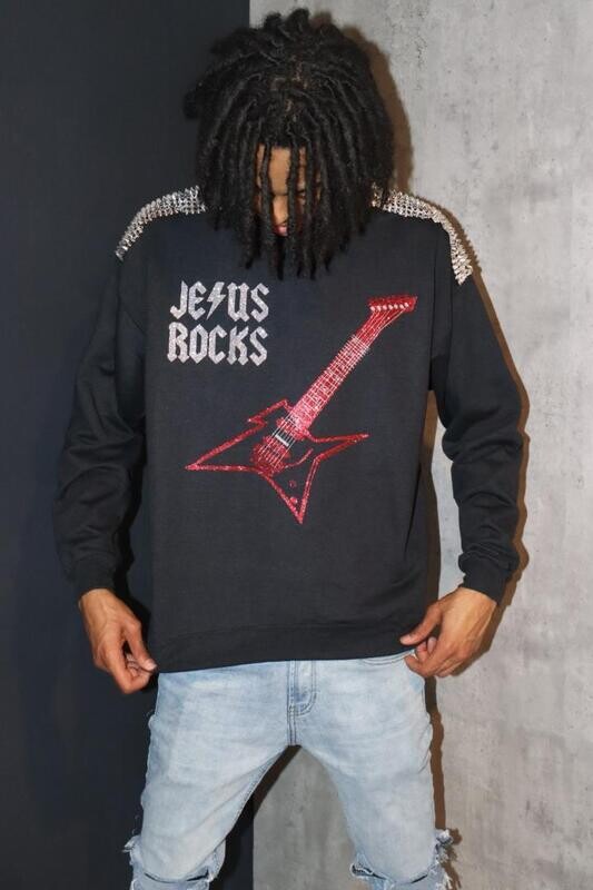 Jesus Rocks Spiked Shirt