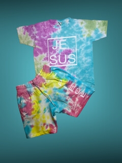 JP Tie Dye short set
