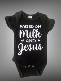 Milk & Jesus Onesie