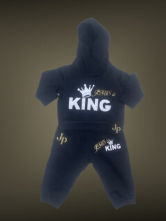 Jesus is King Infant Jogger set