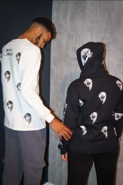 Jesus all over me long sleeve Tee