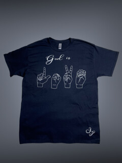 God is Love Sign language Tee