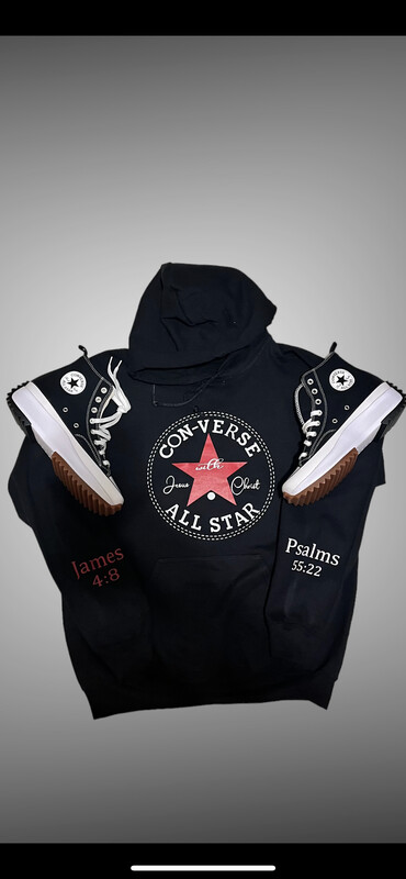 Con-Verse with Jesus Christ Hoodie