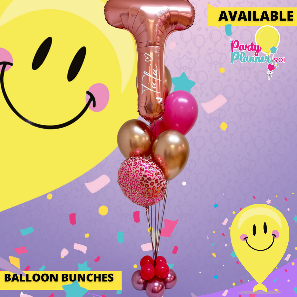 Balloons Letters Bunches