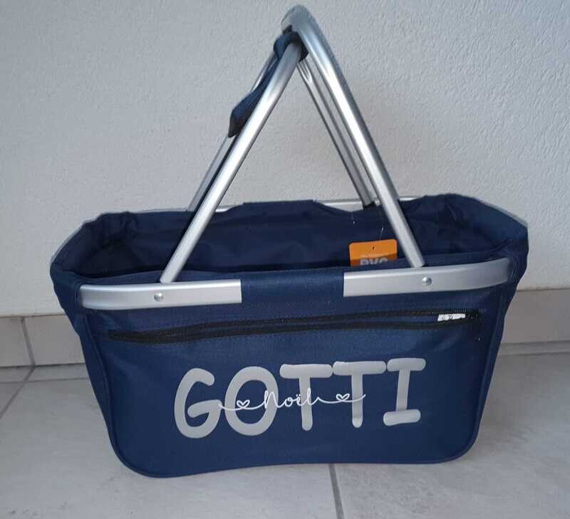 Einkaufkorb navy Polyester