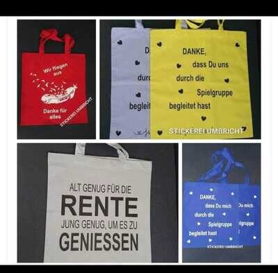 Stofftaschen aus 100% Baumwolle