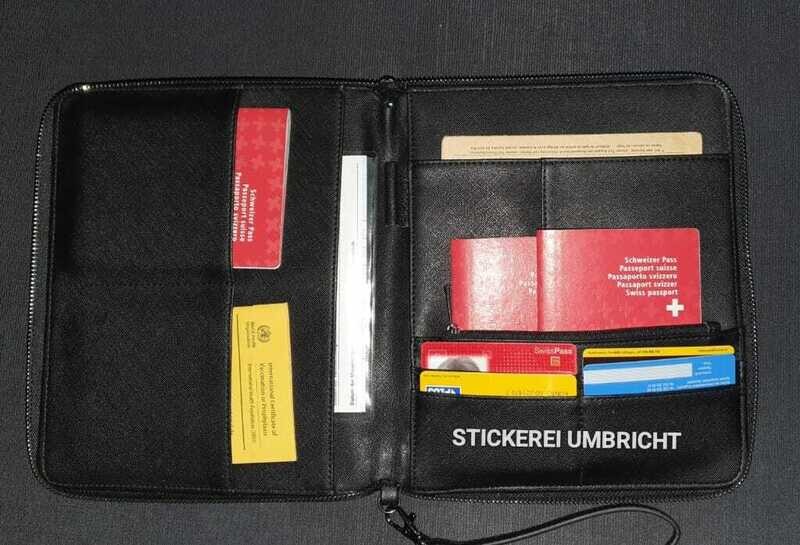 Passorganizer schwarz
