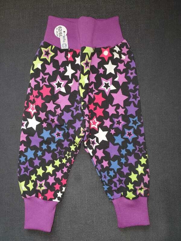 62/68, Hösli Sterne, farbig-violet