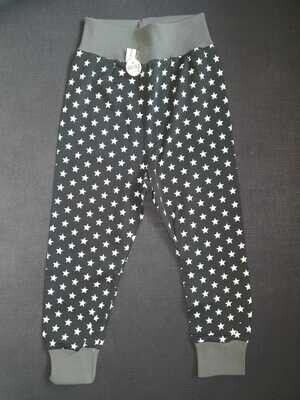 98/104, Hösli Sterne weiss, schwarz 98/104, Hösli Sterne weiss, schwarz