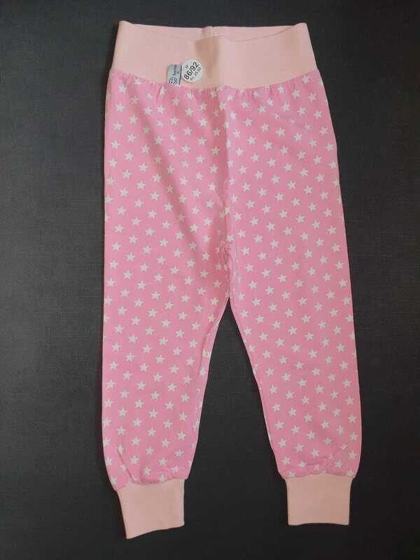 98/104, Hösli Sternli weiss, rosa