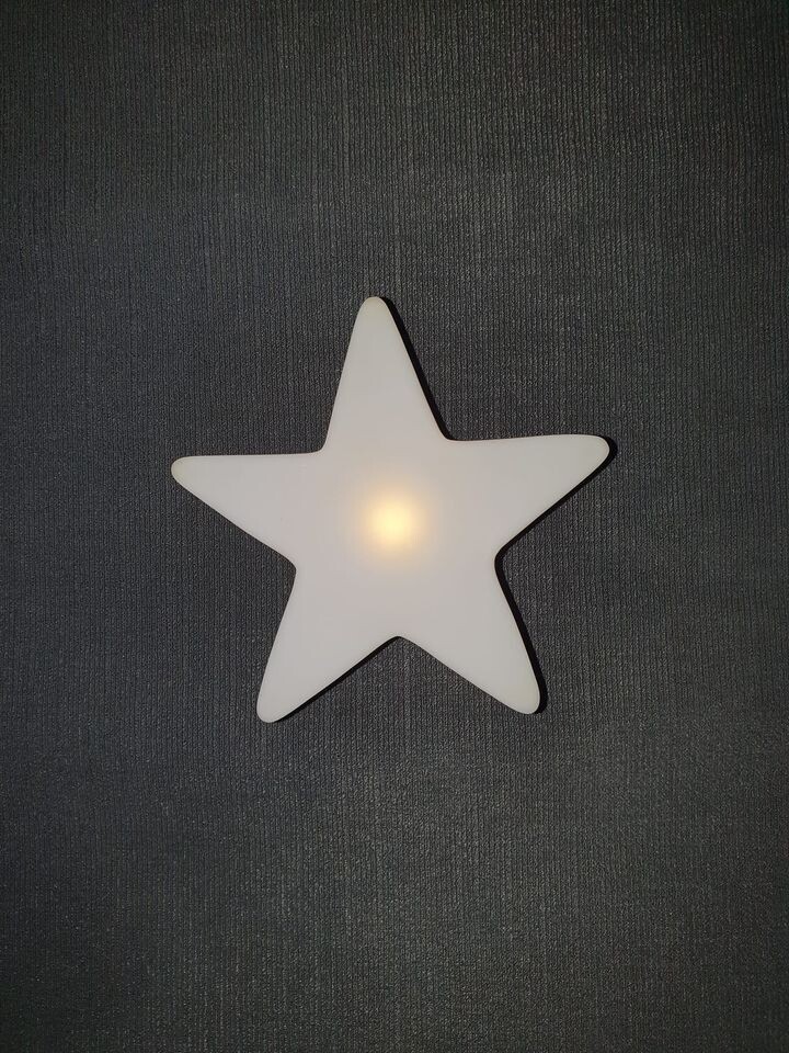 LED Stern mit Batterien ca 11.5 cm 