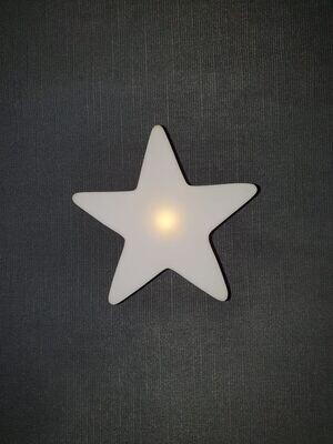 LED Stern mit Batterien ca 11.5 cm 