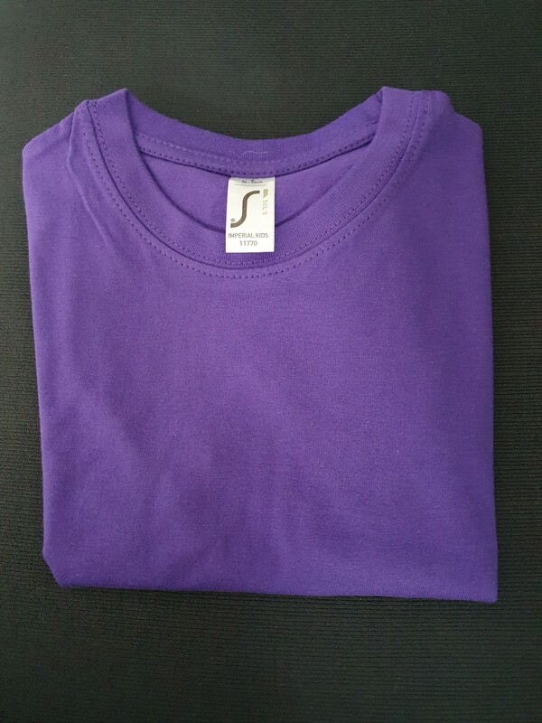 2 jährig T shirt dunkelviolet