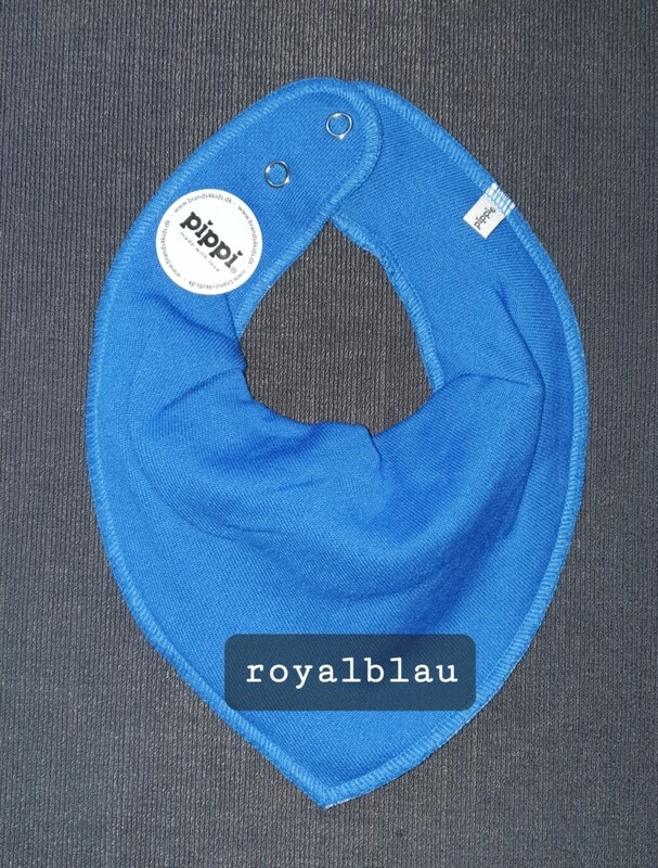 Dreiecktuch royalblau bestickt 
