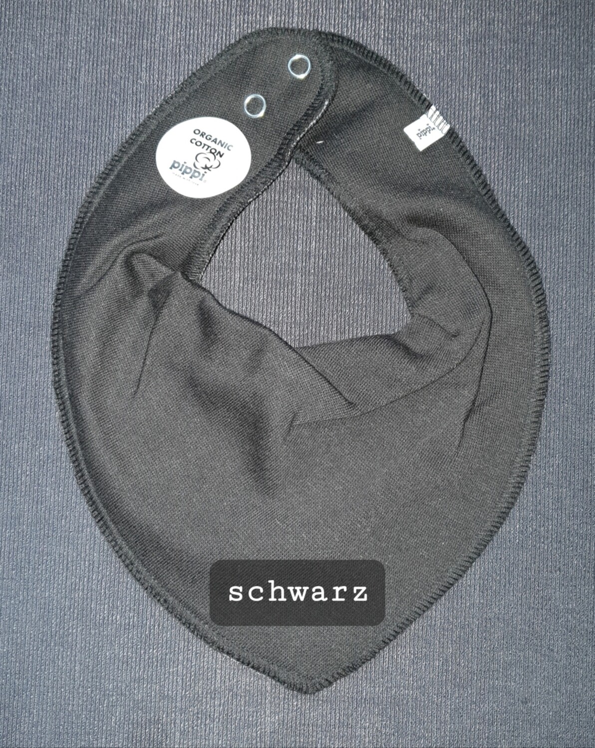 Dreiecktuch schwarz bestickt 