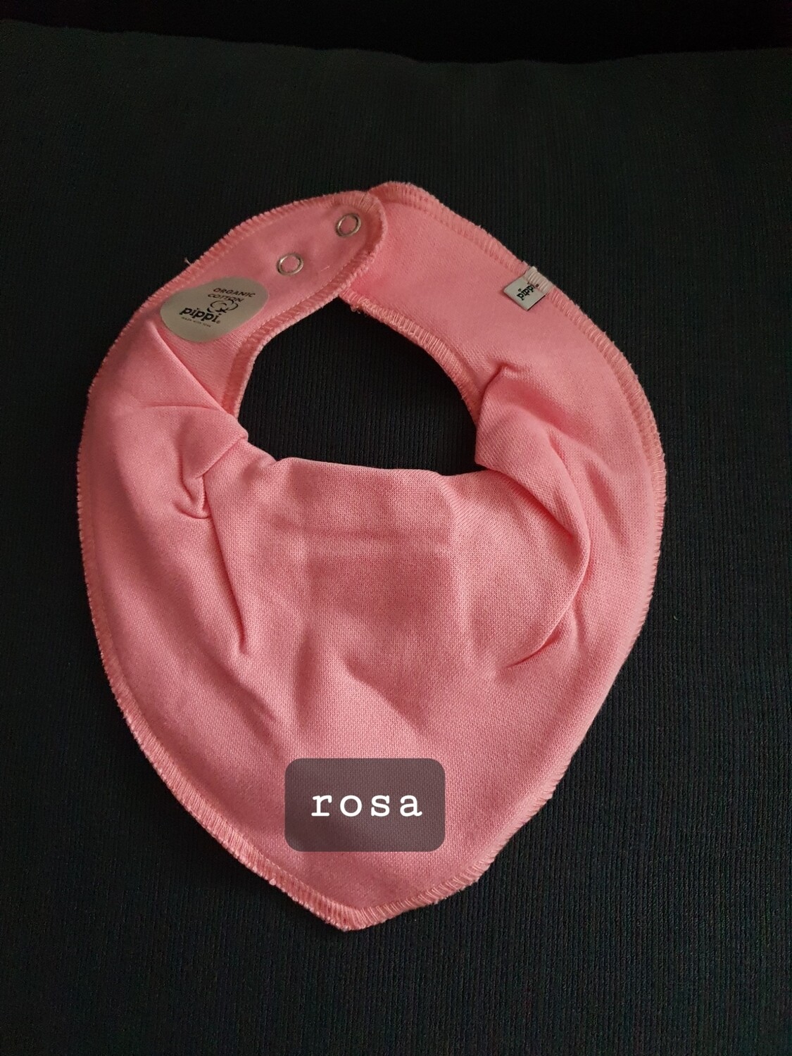 Dreiecktuch rosa bestickt Dreiecktuch rosa bestickt