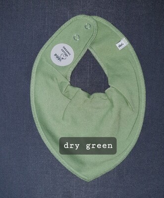 Dreiecktuch dry green bestickt 
