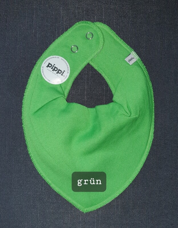 Dreiecktuch grün bestickt 