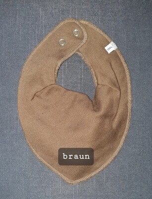 Dreiecktuch braun bestickt 