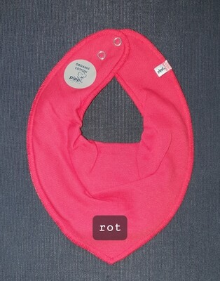 Dreiecktuch rot bestickt Dreiecktuch rot bestickt