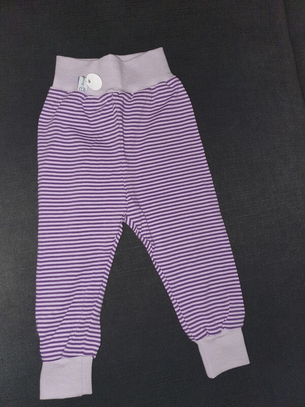 74/80, Hösli gestreift, dunkelviolet/flieder