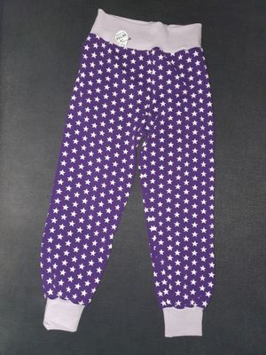 98/104, Hösli Sterne weiss , dunkelviolet 98/104, Hösli Sterne weiss , dunkelviolet