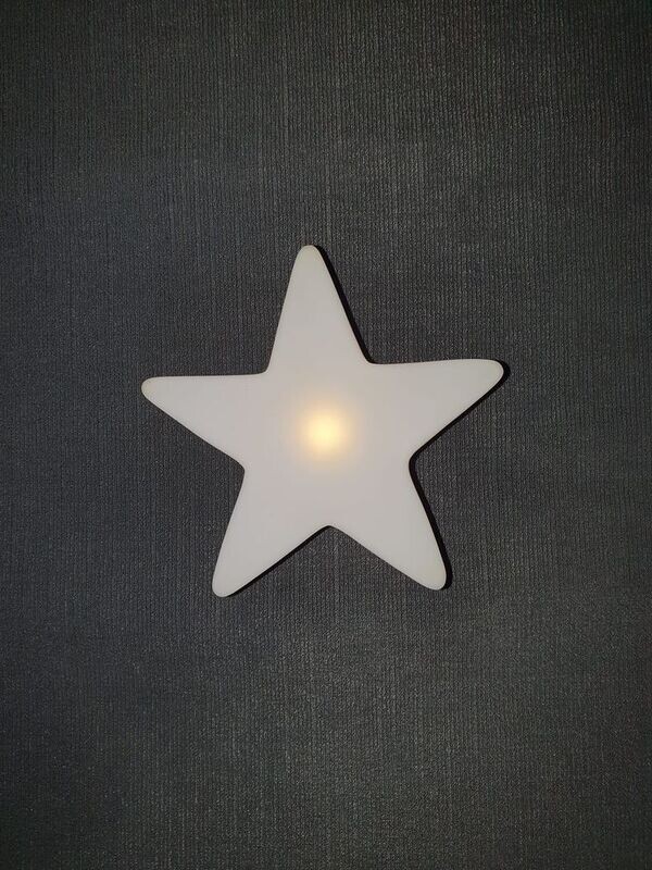 LED Stern mit Batterien ca 11.5 cm