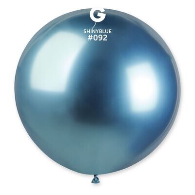 Gemar Latex Balloons Shiny Blue #092 31in - 1 piece