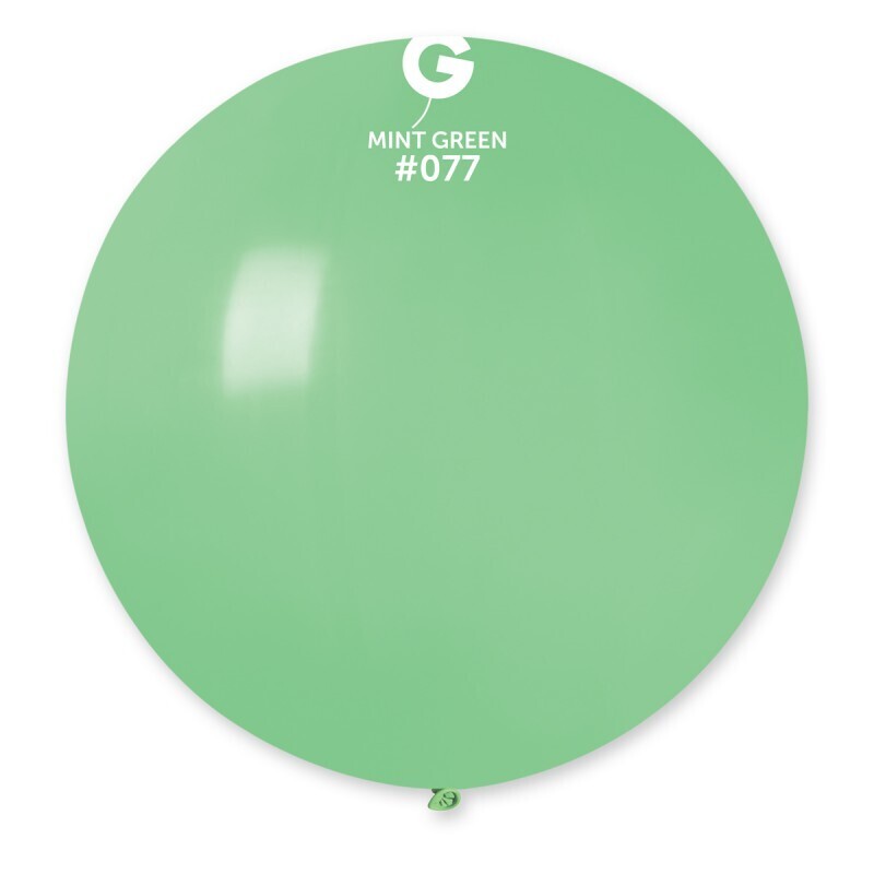 Gemar Latex Balloons Standard Mint Green #077 31in - 1 piece