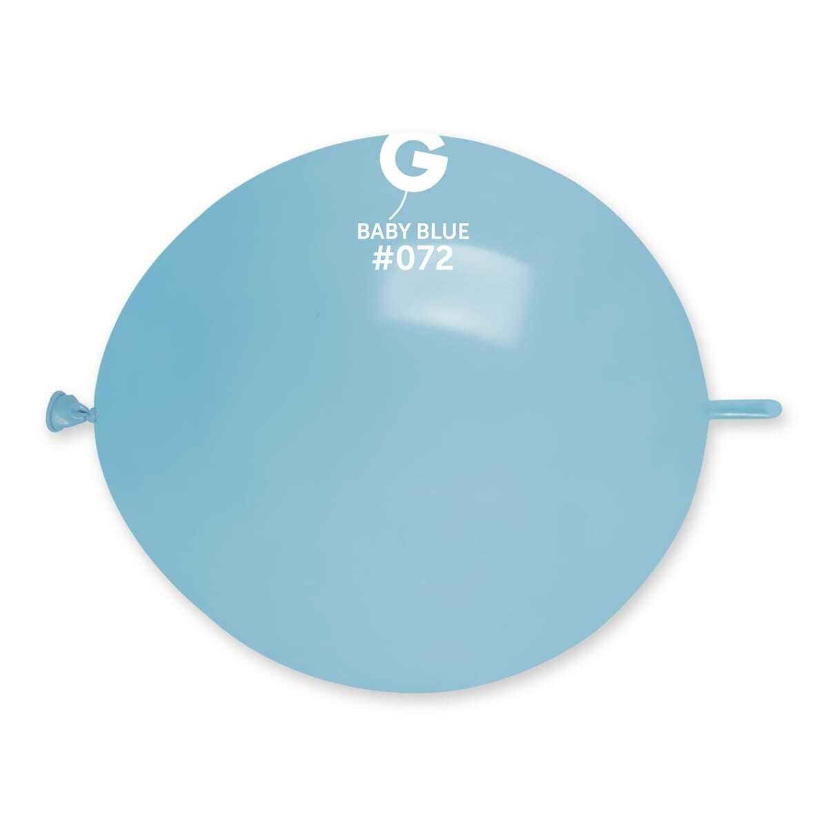 Gemar Latex Balloons Standard Baby Blue #072 13in - 50 pieces