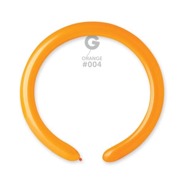 Gemar Latex Balloons Standard Orange #004 2in - 50 pieces