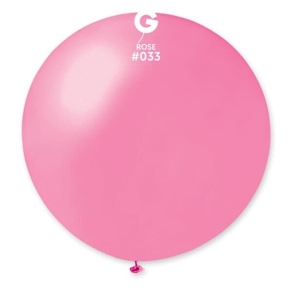 Gemar Latex Balloons Metal Rose #033 31in - 1 Piece