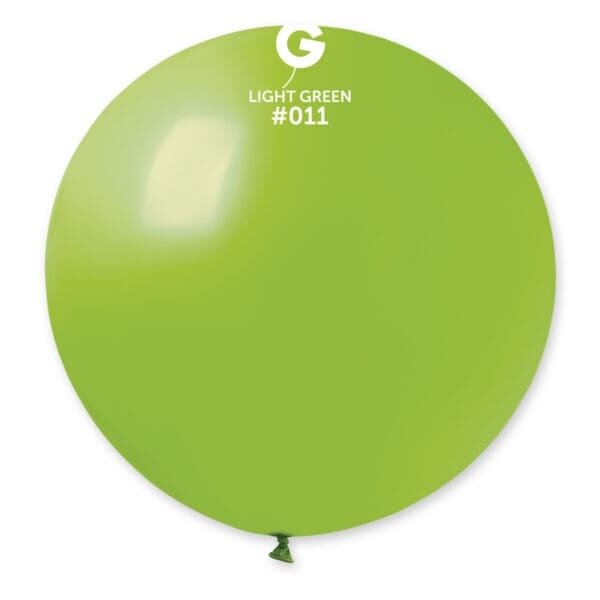Gemar Latex Balloons Standard Light Green #011 31in - 1 piece